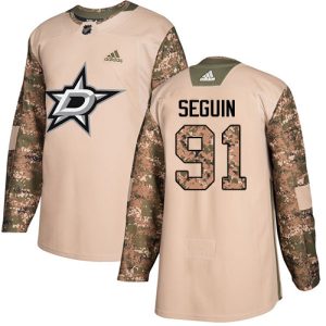 Miehille NHL Dallas Stars Pelipaita Tyler Seguin #91 Authentic Camo Veterans Day Practice